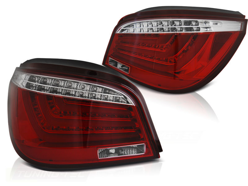 -STOPURI CU LED BMW E60 FUNDAL ROSU CRISTAL(LTI) -COD BM8008